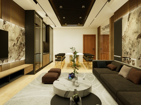 THI CÔNG NỘI THẤT PHÒNG TIẾP KHÁCH