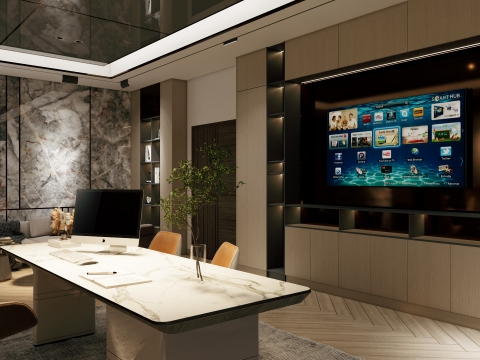 THI CÔNG NỘI THẤT PHÒNG LÀM VIỆC