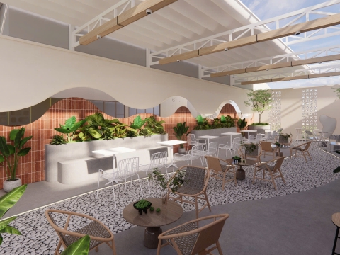 THIẾT KẾ NỘI THẤT TIỆM TRÀ NHÀ TÁO